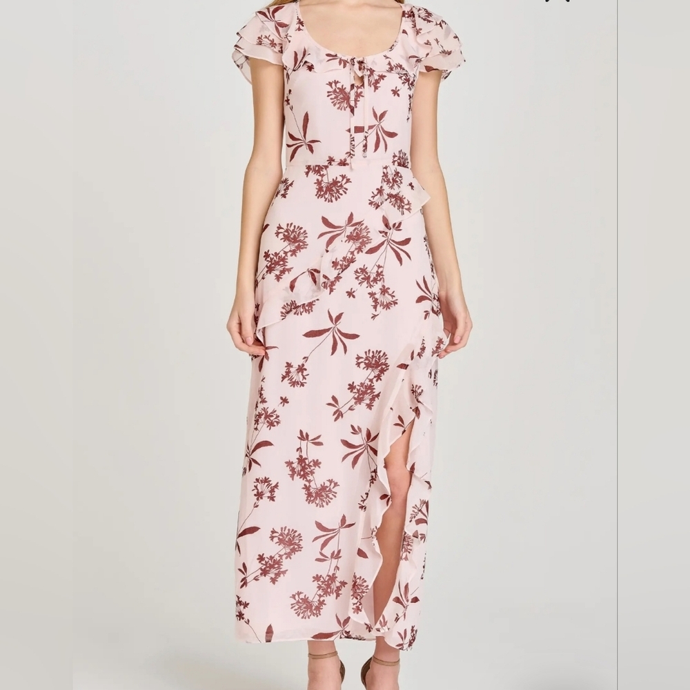 NWT Wayf Pink Sleeveless Maxi dress